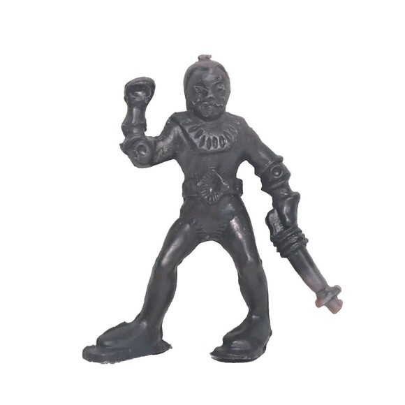 PRC Vintage Dragonriders Of The Styx Black 1.75” Mini Plastic Figurine Spaceman - Picture 1 of 2